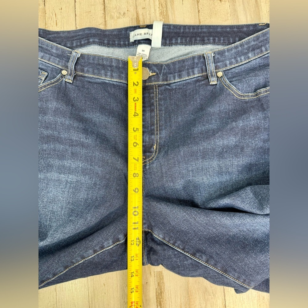 Lane Bryant Capri Jeans Womens 20 (44x21) Blue Denim High Rise - Picture 10 of 10